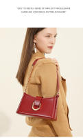 Commuter Underarm Bolso para mujer Bolso de piel de vaca de hombro de moda versátil Bolso bandolera - details 15