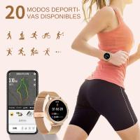 Reloj inteligente para mujer, con marcación de recepción de llamadas, para teléfonos Android e iOS - details 2