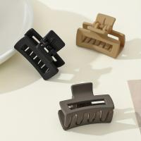 3 uds pinza para el pelo mate estilo Simple pinzas en forma de garra de tiburón pinza para el pelo de Color sólido pinzas para el cabello elegantes para mujer - details 9