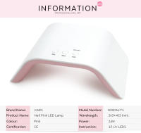Lámpara de Secado de Uñas KADS 24W Rosa UV LED 15 LEDs Móvil Conectable Máquina de Manicura Profesional para Terapia de Gel - details 2