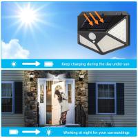 Pack De 12 Luces Solares Exteriores 100LED Con Sensor De Movimiento Iluminación De 270° Para Jardín Patio Seguridad Brillante - details 2