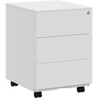 Metálico, Soporte para Impresora, con Cerradura, 3 Cajones, Premontado, Oficina, Oficina Casa, - details 0