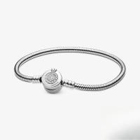 ABC global-Pulsera De Cadena De Serpiente Con Cierre De Corazón De Plata De Ley S925 Para Mujer,Dijes De Plata - details 3
