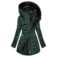 2025 chaqueta De invierno para Mujer, Parkas informales De Color sólido, Chaqueta De algodón con capucha, abrigos acolchados, Abrigos De Mujer - details 2
