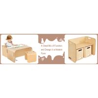 3-Piece Set activity table and chair set for drawing, reading, playing, homework, drafts
