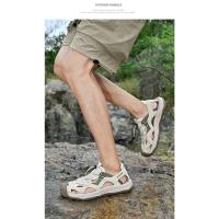 Sandalias de Cuero de Vaca Casuales de Gran Tamaño Zapatos de Playa de Verano para Hombres - details 19