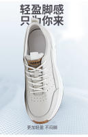 Zapatos de cuero de piel de vaca de primera capa, deportivos, casuales para hombres, moda - details 4
