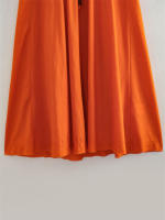 Camisola SS elegante de cintura alta para mujer con diseño sin mangas, cuello en V, lazos laterales y - details 9