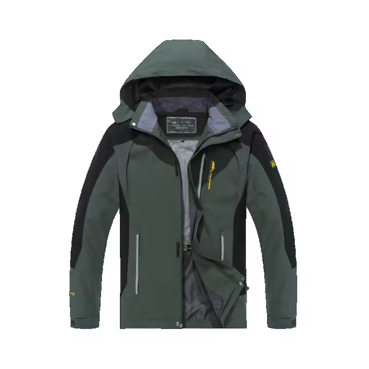 Men's Waterproof Hiking Jacket Large Size Windproof Windbreaker Camping Hunting Running Trekking Fishing Coat Men Outdoor - 1