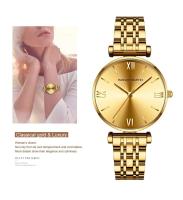 Reloj de Cuarzo Casual de Oro Roso para Damas Correa de Acero Inoxidable - details 13