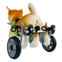 Silla de ruedas para perros con discapacidad, elevador de extremidades traseras para mascotas, carrito de aleación de aluminio, Osito de pelo dorado, asistencia para piernas traseras, soporte para ejercicio, andador - details 9