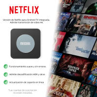 MECOOL-Dispositivo de TV inteligente KM2 Plus, decodificador con Android, 4K, Amlogic S905X4, 2G, DDR4, Ethernet, WiFi, multistreamer, HDR 0, reproductor multimedia para el hogar - details 2