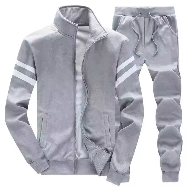 Conjunto deportivo de dos piezas para hombre, chándal de talla grande, primavera y otoño, novedad - 1