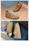 Nuevos zapatos de suela gruesa que aumentan la altura, zapatos versátiles de plataforma tipo muffin para mujer - details 25