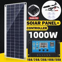 Panel Solar fotovoltaico portátil para teléfono móvil, fuente de alimentación móvil para coche, controlador fotovoltaico policristalino de carga - details 0
