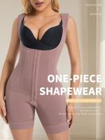 1 Unidad de Entrenador de Cintura de Alta Compresión para Mujer – Faja Moldeadora con Detalles de Encaje, Modeladora Corporal y Soporte Abdominal para Recuperación Postparto, - details 5