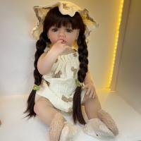 BZDOLL-Muñeca Reborn realista de silicona suave de cuerpo completo para niña, juguete de casa de juegos, regalo de cumpleaños, 55CM, 22 pulgadas - details 2
