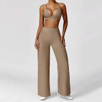 Entrenamiento de gimnasia de yoga hueco para mujer, yoga triple reforzado para mujer, conjunto PIESS, ropa deportiva, sujetador deportivo, ropa ajustada, 1/2 - details 2