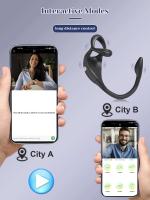Anillo masajeador de próstata 2 en 1 para hombres, vibrador, juguete sexual, aplicación Gay, tapón Anal, perineo, estimulador Masculino - details 11