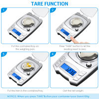 Báscula Electrónica de Precisión 0.001g ORIA con Carga USB Peso Digital para Joyería Portátil Laboratorio Peso en Milgramos Rectangular Eléctrico - details 3