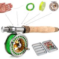 Combo de Carrete de Caña de Pescar con Mosca Ligero y Portátil Paquete Completo para Iniciar la Pesca - details 8