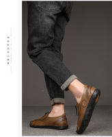 2025 nuevos zapatos de cuero para hombre, talla 48, zapatos de exterior para hombre, zapatos casuales de moda para hombre. - details 3