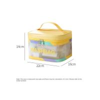 Bolsa De Maquillaje Grande Y Resistente Al Agua Con Capa Templada Bolsa De Lavado Portátil Para Almacenamiento De Cosméticos Bolsa De Viaje - details 10