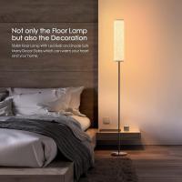 Lámpara de pie LED, lámpara de pie regulable para sala de estar, lámpara de pie con temperatura de 3 colores, lámpara de lectura con pantalla de lino e interruptor de pie - details 10