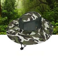 Gorra de Malla Protección UV Ancha para la Playa, Transpirable para Caza, Pesca, Escalada, Senderismo Gorra de Sol para Hombres al Aire Libre - details 6