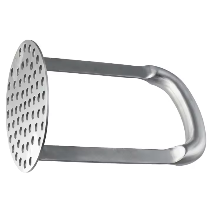 Prensa de barro de Material grueso de acero inoxidable, machacador de patatas Simple, fácil de limpiar, Manual, cocina - 1