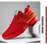 Zapatillas de moda para hombre Fly Weave Suela suave transpirable Antideslizante Zapatillas de deporte ultra ligeras Air Cushion Running Shoes - details 18