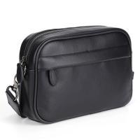 Bolso Cruzado de Hombro para Hombres Cuero PU Diseño a Cuadros Bolso Messenger de Negocios Casual - details 7