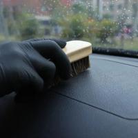 Cepillo de limpieza de cuero de crin de caballo suave, herramienta para detalles del Interior del coche, limpieza y lavado - details 3