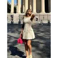 Vestido corto sin mangas con lazo de cinco colores estilo primaveral - details 10