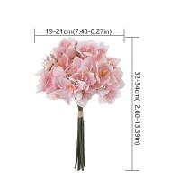 Ramo de narcisos artificiales de tacto Real, elegante flor de narciso de seda hecha a mano, flor falsa de lujo, escritorio para sala de estar - details 0