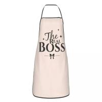 Delantal de cocina para parejas Regalos de boda para novios Delantal de cocina con bolsillos grandes Regalos para hombres Regalos para mujeres Delantal de cocina negro para barbacoa - details 1