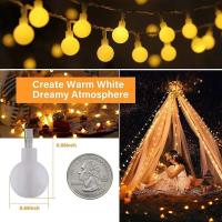 Luz de Bola de Cristal Cálida Blanca Luz Colgante de Hada para Bodas, Fiestas, Aniversario, Día de San Valentín - details 16