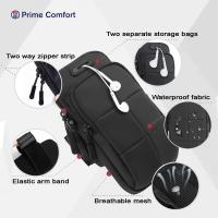 Brazaletes de teléfono para correr, soporte para teléfono celular con brazalete para hacer ejercicio (negro) - details 0