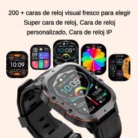 Reloj Inteligente Militar para Hombres SANLEPUS, Smartwatch con Pantalla AMOLED de 1.96