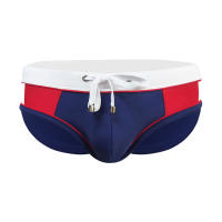Calzoncillos de baño triangulares para hombre, bañador Sexy, pantalones cortos para deportes acuáticos, playa, surf - details 6