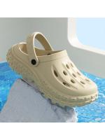 Cueva zapatos mujeres 2025 nuevo antideslizante eva fondo grueso playa zapatillas hombres verano uso externo - details 1