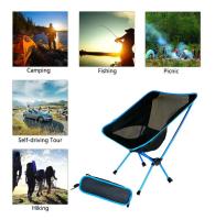 Silla plegable ultraligera de viaje , asiento superduro portátil para acampar, playa, senderismo, herramientas de pesca - detalles 2