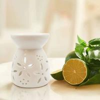 Portavelas de cerámica para té, aceite perfumado, calentador de cera, decoración para dormitorio, sala de estar, balcón, Patio, mesa - details 6