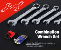Juego de Herramientas para el Hogar WORKPRO 165 PCS Llave de Trabajo Alicate Destornillador Pinza Herramienta de Mano para Reparación Doméstica con Caja de Herramientas Sólida - details 4