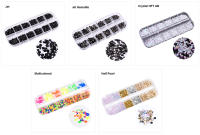 Piedras Preciosas KADS para Arte de Uñas 1500Pcs Rhinestones Flatback Round Crystal Diamond Decoración de Manicura Accesorios de Belleza Artificiales - details 4
