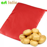 Bolsa roja lavable para cocinar patatas al horno, utensilio de cocina rápido para microondas, 4 patatas a la vez, G030, 1 unidad - details 0