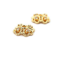 Accesorios de Joyería DIY de Alta Calidad Abalorios de Cuarzo de Brasa Dorada de 18K - details 41