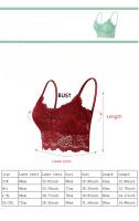 Ropa interior de mujer de talla grande, anti-luz, con encaje en la espalda y envoltura honda en el pecho. - details 6