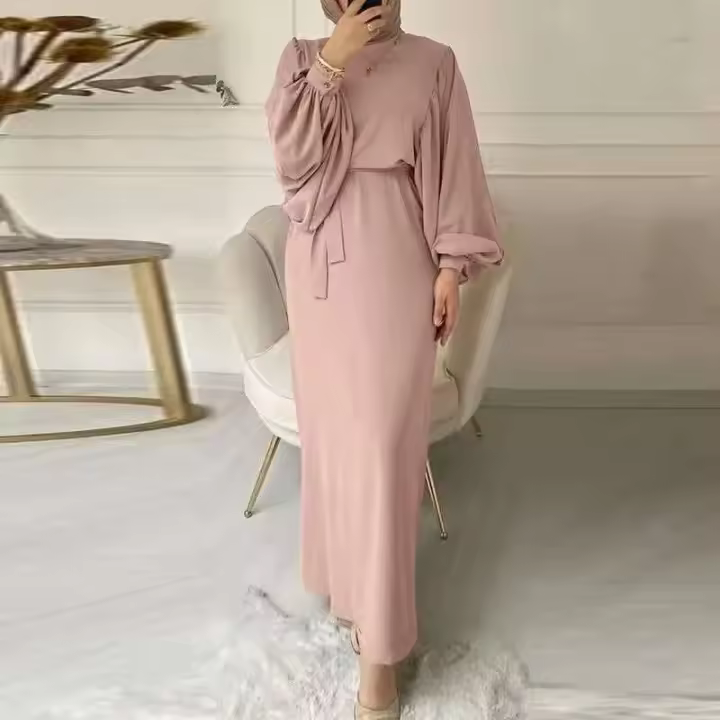 Moda Bohemia para Mujeres Pantalones Lámpara Primavera Otoño Bolso Cinturón con Mangas Largas - 1