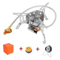 Campana de Gas para Acampar al Aire Libre Quemador Portátil 5800W, Adaptador de Tanque de Combustible, Encendedor de Piezoeléctrico - details 0